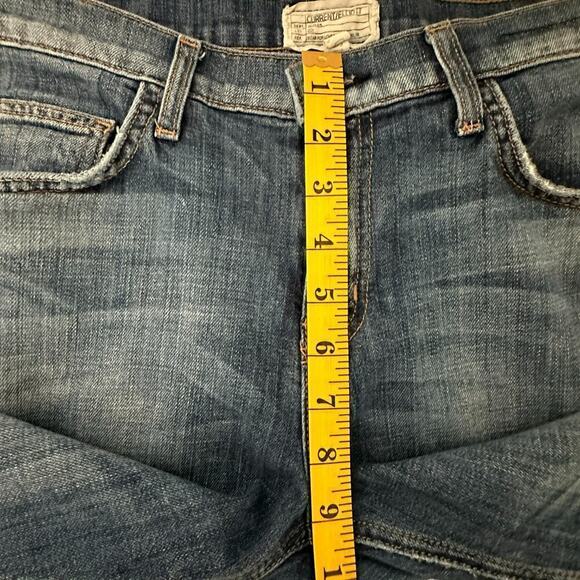 Current/Elliot The Cropped Straight Distressed Denim Jeans (29) - Picture 11 of 16